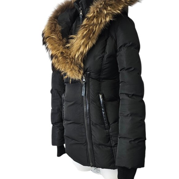 Mackage Womens Adali Jacket, Black, Fur, Down, Feather, Winter Coat, Size XXS - Picture 7 of 10